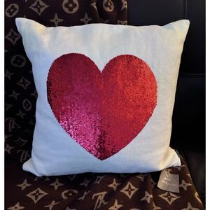 Rare ANKASA Linen “My Heart it’s Yours “ Decorative Pillow/ New With Tags